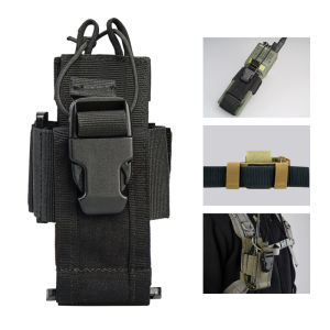 Adjustable Radio Holder Bag Molle Two Way Radio Holster Pouch Holder Oxford/Nylon Duty Storage Case Walkie