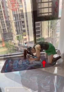 ลูกกลิ้งบริหารหน้าท้อง รีบาวด์ รีบหน้าท้อง เครื่องออกกําลังกาย พร้อมที่วางแขน ส่ง Double E Shop E950