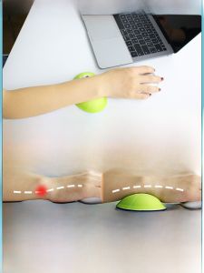 Heart Shaped Silicone Mousepad with Wrist Support Computer Office Hand Rest Pillow 3D Wrist Rest for Men And Women