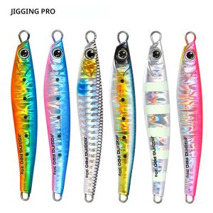 เหยื่อจิ๊กกิ้ง JIGGING PRO Jugulo Jig น้ำหนัก 15 กรัม 20 กรัม 30 กรัม 40 กรัม 60 กรัม เหยื่อโลหะสำหรับตกปลาชายฝั่ง เหยื่อตกปลาทะเล สำหรับปลาทะเล ปลาทะเลน้ำเค็ม เหยื่อปลอม อุปกรณ์ตกปลา