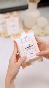 Combo 03 gói khăn ướt tẩy trang nhanh EcoWipes gói 25 tờ hương dưa leo