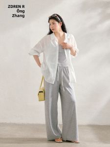 ZHANGDAREN | Bộ Đồ Phong Cách Lười Dành Cho Người Mập Slimming
