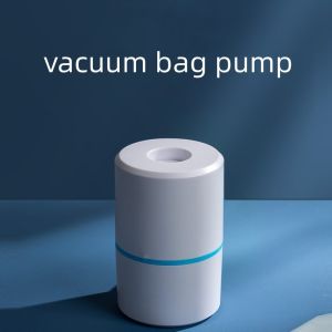 Folding Compressed Bag Electric Pump Travel Vacuum Bag Pump Mini Vacuum Sealer Machine Space Saver for Clothes Organizer