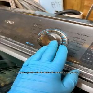 Tablet pembersih berbusa mesin cuci mensterilkan dan mendisinfeksi menghilangkan noda