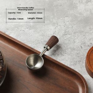 MONGDIO | Walnut Wooden Handle Stainless Steel Coffee Measuring Spoon
