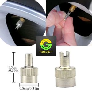 Alat Bukaan Pentil Ban Sepeda Tebal 0.8cm/0.31in Tutup & Pembuka Valve Pentil Ban 1.5cm/0.59in