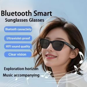 Smart Glasses Wireless Bluetooth Call Outdoor Sports Headphones HIFI Blue Light Waterproof Anti-UV Sunglasses Men Women