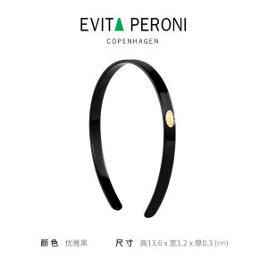 Evita Peroni 2024 New Acetate Hairband Womens Fashionable Hair Clip Original Design Outburst Summer Season ness