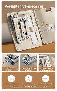 CMGF | Nail Clipper Set Cute No Splatter For Girls Children