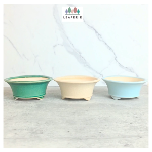 The Leaferie Bonsai Pot (Series 96) . Plant pot Flowerpot Ceramic Planter. Flower pots