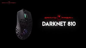 Gaming Freak Darknet 810 RGB Wired Gaming Mouse – Black / Grey (Lightweight / 7200 DPI / Programmable Buttons)