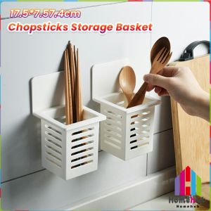 Suomi Chopstick Holder Spoon Storage Rack Japanese Style Plastic Kitchen Tableware Organizer