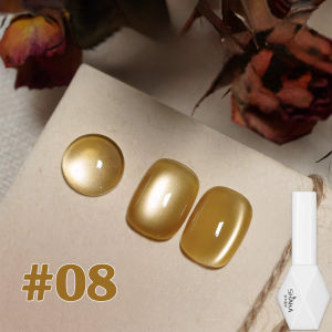 ยาทาเล็บเจลสีน้ำตาลแมวตา SHAKA Autumn Fenglin รุ่นใหม่ปี 2025 คุณภาพสูง เงางาม ขาวกระจ่างใส ประกายเม็ดแก้ว 1 ชิ้น