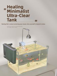 CHONGXIAOSHUAI | Ultra-clear New Aquarium Small Home Decorative Fish Tank Creative Aquascaping
