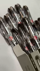 Youmei G-388 Black Gel Pens – 0.5mm Fine Tip Smooth Writing for School & Exams (12pcs)