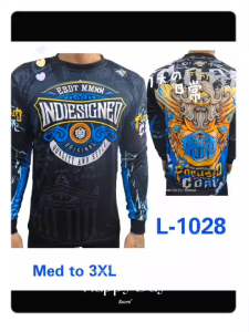 Burson Mens  Long Sleeve Crew Neck Motorcycle Cycling Jersey - Classic Look & Protection for Rides