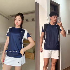 Áo Cầu Lông Quần Cầu Lông Bộ Cầu Lông Nam Nữ Chuyên Nghiệp Vải Thoáng Khí A875 - V Badwear