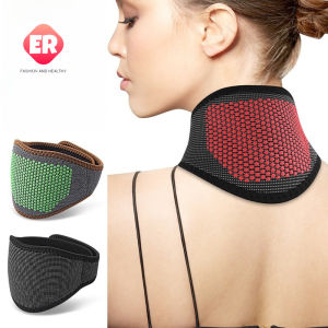 【ER】Warm shoulder and neck protection Cervical spine protection Hot spot array hot compress support belt