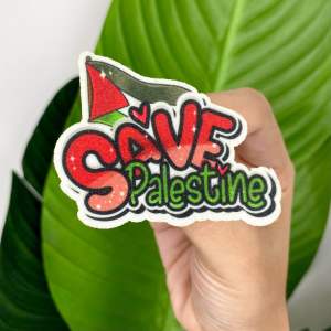 PIN FELT PALESTINE KERONGSANG GAZA