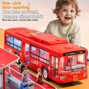 JIFANPAUL | Childrens Large Realistic Bus Model Schoolbus