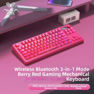 AULA | Side-Engraved Multi-Mode Mechanical Feel Keyboard