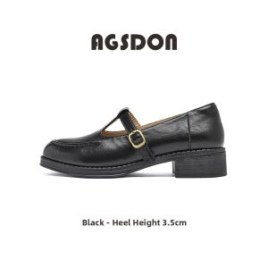 Agsdon | Thick Sole Mary Jane Shoes