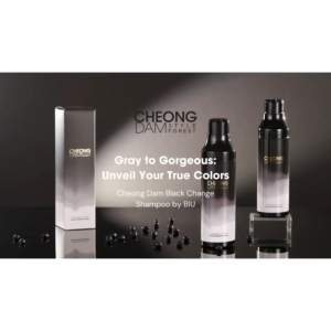 Cheong Dam Black Change Shampoo by Ellixi Colour changing shampoo Dark/Natural brown 200g