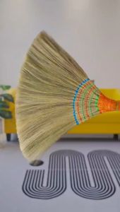 Broom Natural Wood Floor Sweeping Broom Hair Fur Household Floor Cleaning Tool Broom and Dustpan