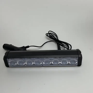 8LED lampu strobo biru patwal Daya rekat stabil tahan jatuh dan kebocoran cahaya Lampu Strobo Darurat Mobil