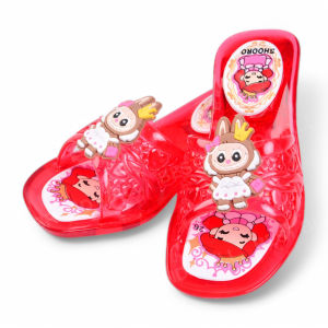 รองเท้าแตะส้นแก้วสำหรับเด็ก มาพร้อมไฟกระพริบสุดน่ารัก! มีให้เลือก 4 สี เพิ่มความเป็นเจ้าหญิงให้กับทุกย่างก้าว ขนาด24-36