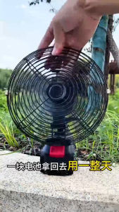 ARAKKAL Kipas Camping Fan Kipas Portable Fan 8 inch Bateri Cordless Fan Mini Rechargeable Lithium Battery