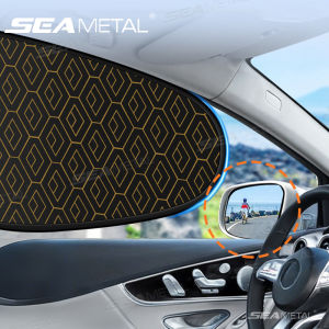 SEAMETAL Car Window Sunshade Sun Protection Foldable Front Back Side Window Sunshade Cover Heat Sun Protection