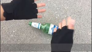 Bao Tay Nam Cụt Ngón Đi Phượt Găng Tay Xe Máy BATTLE WOLF