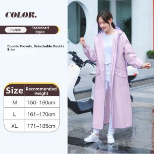 Full Body Waterproof Raincoat Electric Scooter 1PC Thick