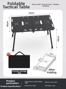 BUZHIHUANGYE | Quick-setup Lightweight Portable Table