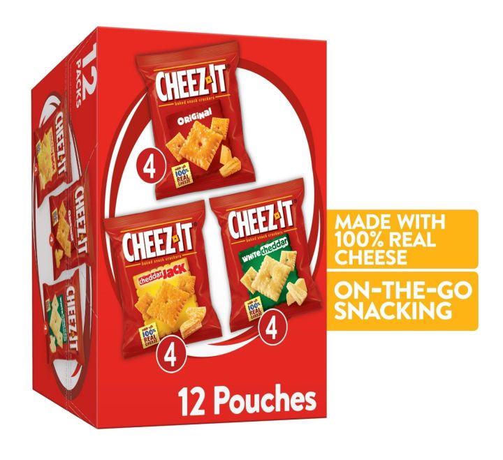 Cheez-It Cheese Crackers, Variety Pack, 12packs | Lazada Singapore