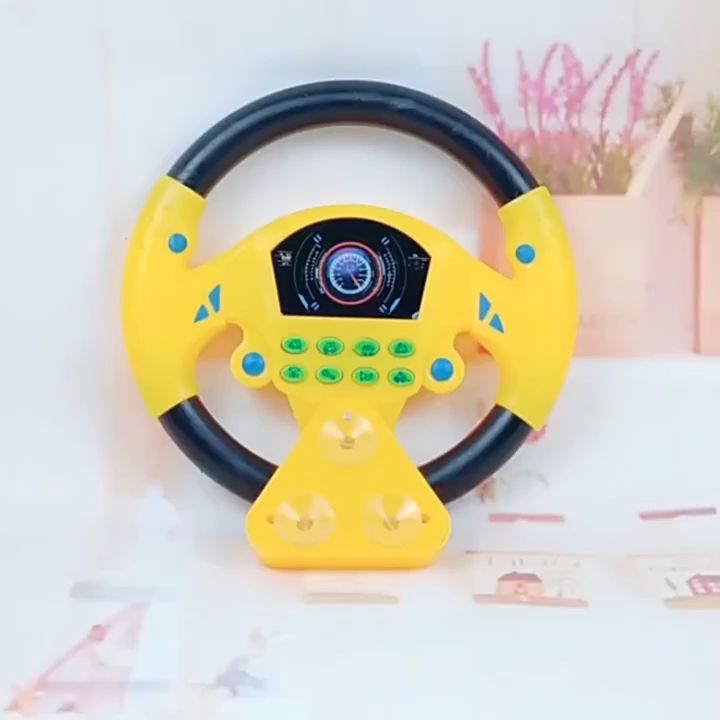 Steering Wheel Toy Baby Early Educational Driving Car Spinner Toy For ...