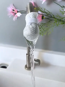 NAELIN 10/20/50Pcs Universal Faucet Filter Cotton Anti-splash with T-strap Faucet Filter Portable Thickened Tap Water Filter Bag for Filters Tap Water Cement Sand Rust Scale and Other Impurities