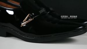 Brand GenGeGo （3 Days Delivery）COD Mens Leather Shoes Black Shoes Business Formal Wear Shoes Casual Soft Leather Shoes School Shoes For Mens