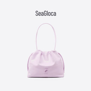 SeaGloca New Style Pleated Tote Bag Large Capacity Handbag Simple ShoulderCrossbody Bag For Woman