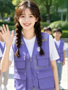 SHANCHEN | Customizable Educational Volunteer Vest With Multiple Pockets