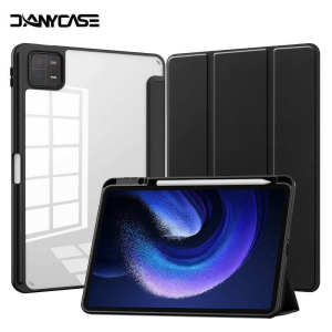 [🇲🇾Stock]🚀DANYCASE for Xiaomi Pad 8 / 8Pro 11.2inch Pad 7/7Pro 11.2inch Mipad 6 / 6Pro 11inch Case POCO Pad X1 11.2inch Mipad 5 / 5Pro 11inch Smart Tablet Acrylic Clear Cover with Pen Slot
