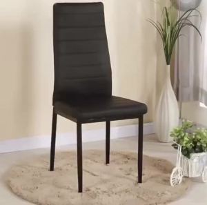 HM เก้าอี้ทานอาหาร รุ่นชิโน่ เก้าอี้กินข้าว Dining chair เก้าอี้ทานอาหาร เก้าอี้กินข้าวโรงแรม เก้าอี้ทำงาน ทรงโมเดิร์น เบาะหนัง พนักสูง ขาเหล็ก เก้าอี้เบาะหนัง เก้าอี้ทำงาน COD
