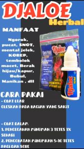 DJALOE HERBAL - ayam sakit apapun - sakit ngorok