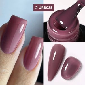 UR SUGAR 7ml Glitter ฐานยางเจล Sparking Sequins กึ่งถาวร Soak Off UV LED เคลือบเงา DIY เล็บ Art Salon เล็บ