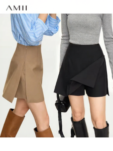 AMII | High-waisted Slimming For Workwear Culottes