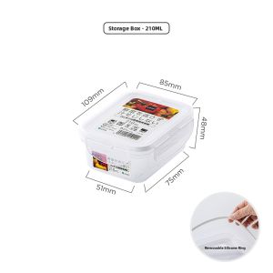 Asvel | Antibacterial Microwave Safe Freezable Sealed Food-Grade Plastic Storage Box