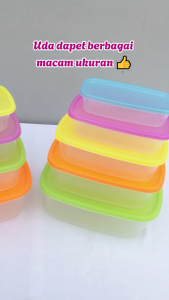 Wadah set rainbow sealware 10pcsdan 5pcs/ TOPLES SERBAGUNA/ TOPLES KULKAS/ wadah serbaguna - missbejogrosir