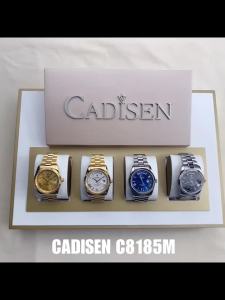 CADISEN C8185 Đồng Hồ Cơ Tự Động Dành Cho Nam Giới Mặt Số Màu Xanh Lá Cây Mặt Kính Sapphire Dây Thép Không Gỉ Chống Sốc Nhật Bản MIYOTA-8285 Movt