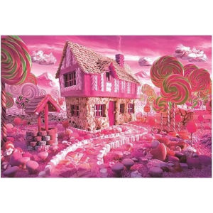 Jigsaw Puzzle for Adults 500/1000/1200/2000PCS Candy House Artwork Mindful Game Stress Relief Decor Gift